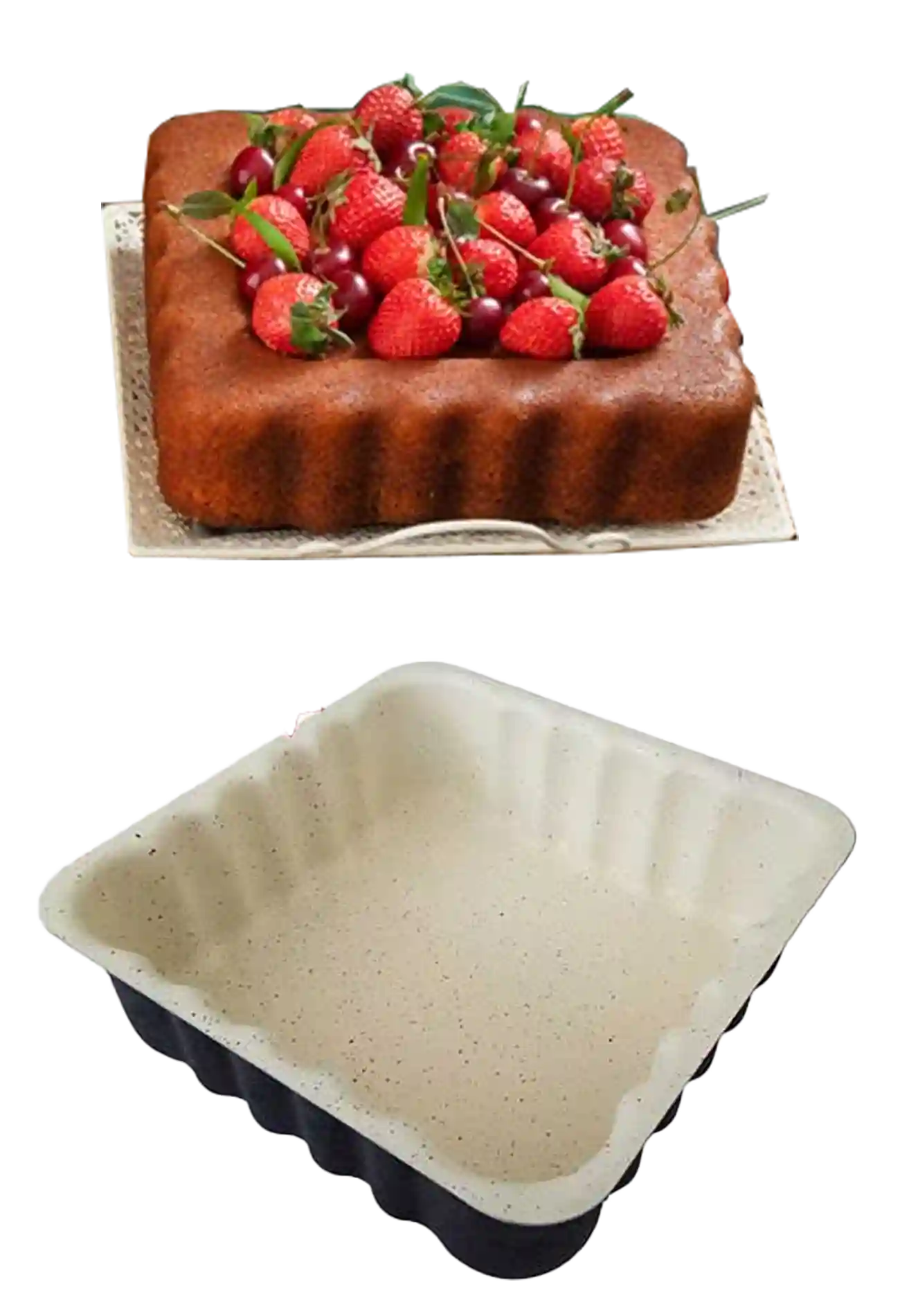 قالب کیک مربع