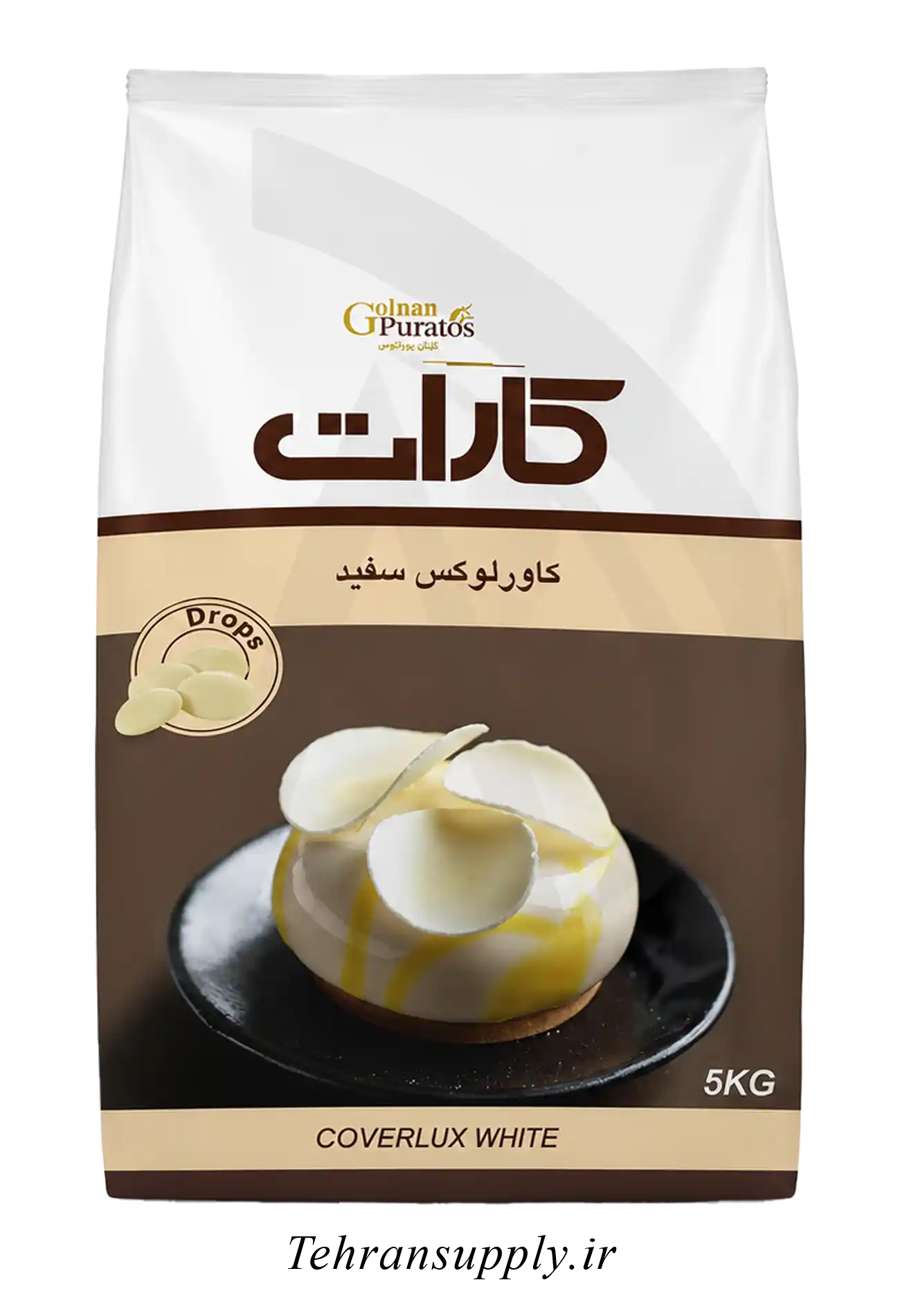 کارات سکه ای سفید گلنان